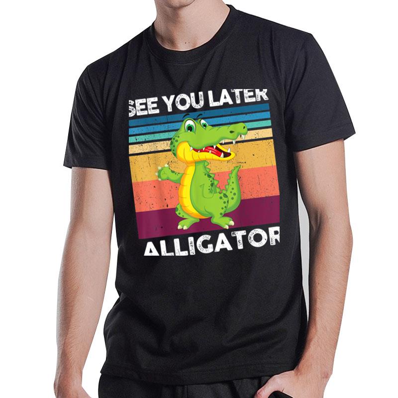 See You Later Alligator Kids Funny Crocodile Zoo T-Shirt