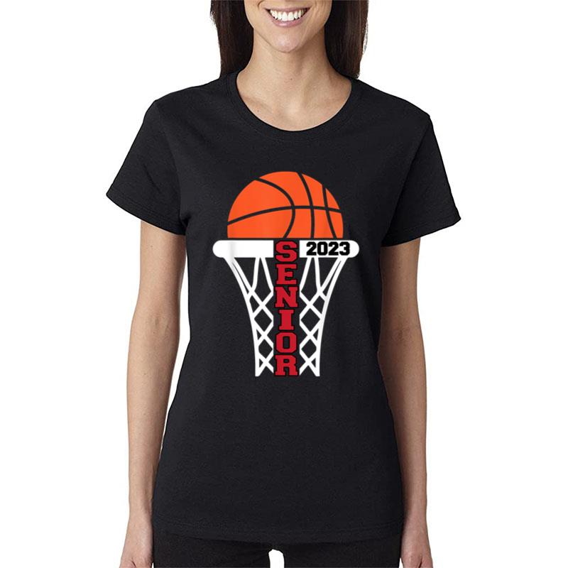 Senior 2023 Class Of 2023 Graduation Basketball Player Gifts Women T-Shirt