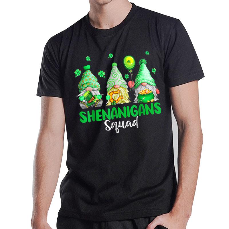 Shenanigans Squad Irish Gnomes Rainbow St Patrick'S Day T-Shirt