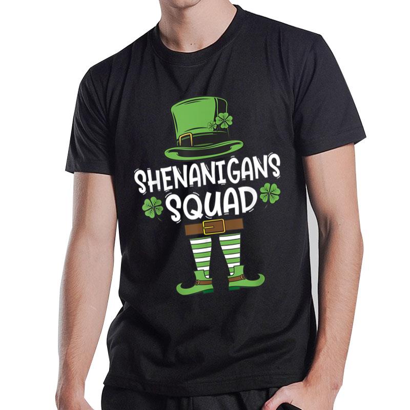 Shenanigans Squad Irish Shirt Funny Saint Patricks Day Irish T-Shirt