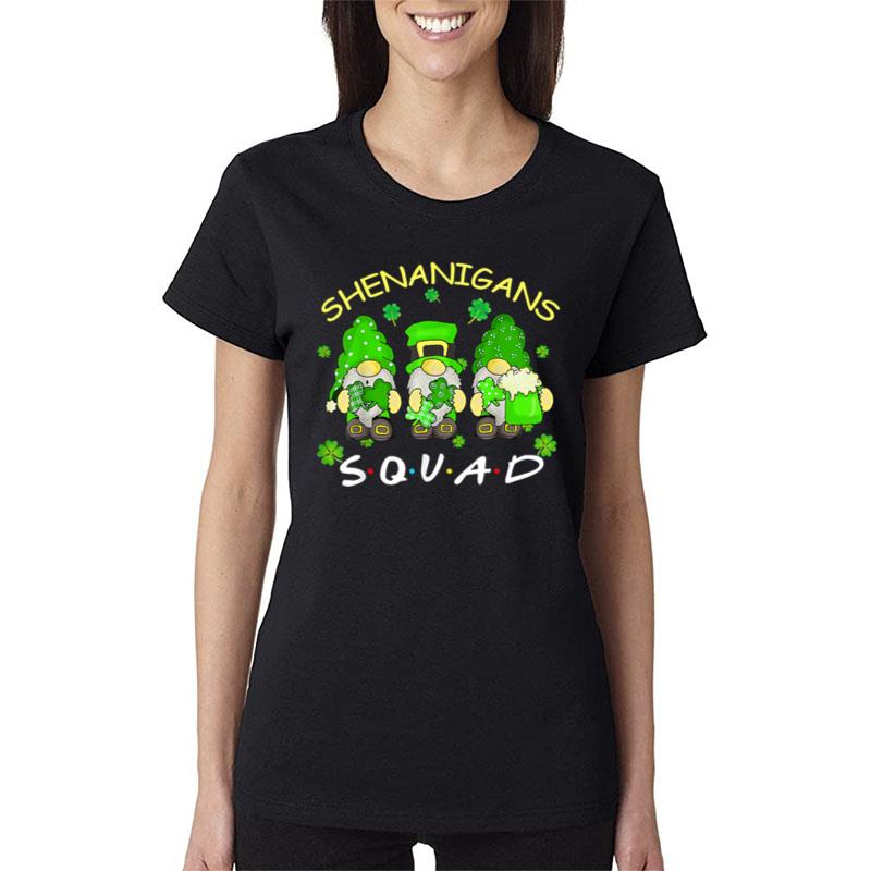 Shenanigans Squad St Patrick'S Day Gnomies Women T-Shirt