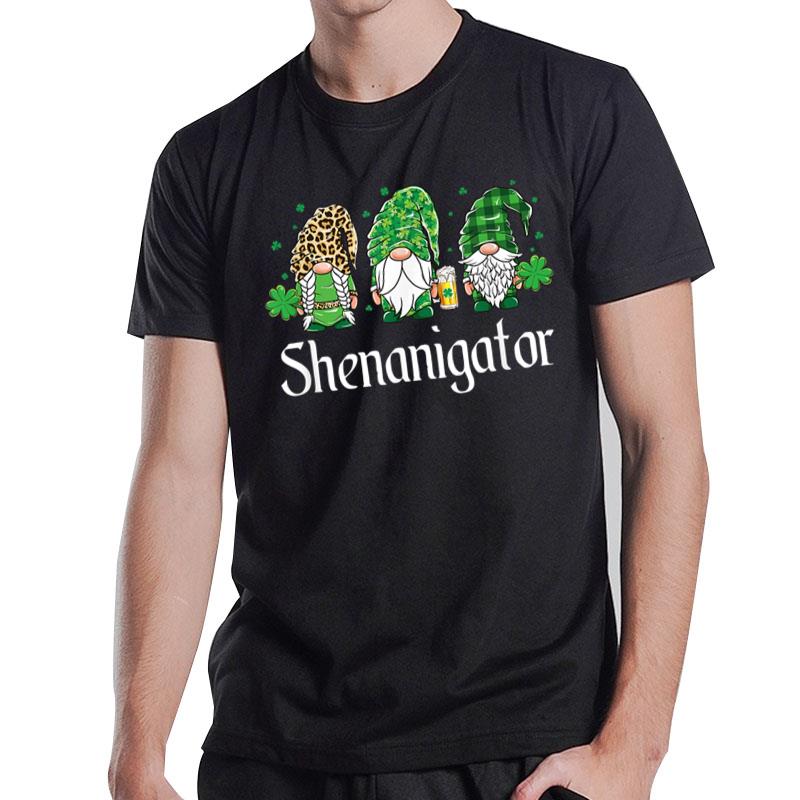 Shenanigator St Patrick'S Day Shenanigans Instigator Gnomes T-Shirt