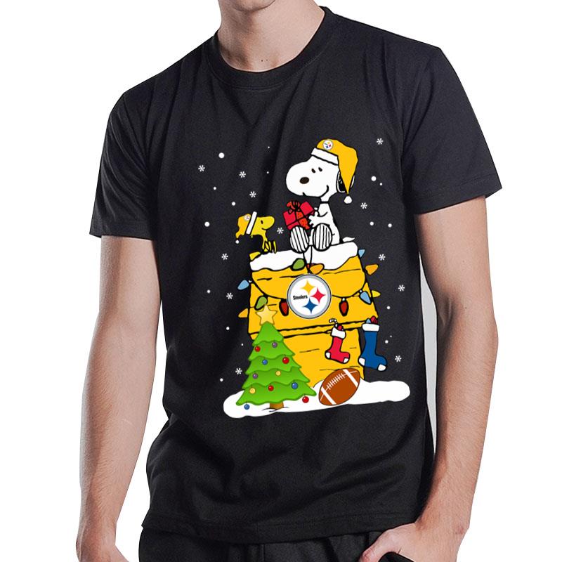 Snoopy Merry Christmas Nfl Steelers T-Shirt