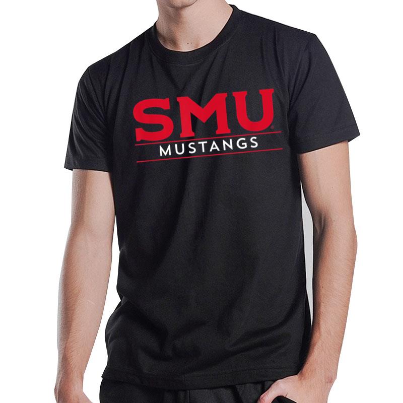 Southern Methodist SMU Mustangs Between The Lines T-Shirt