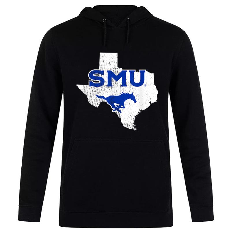 Southern Methodist SMU Mustangs State Shape Women T-Shirt