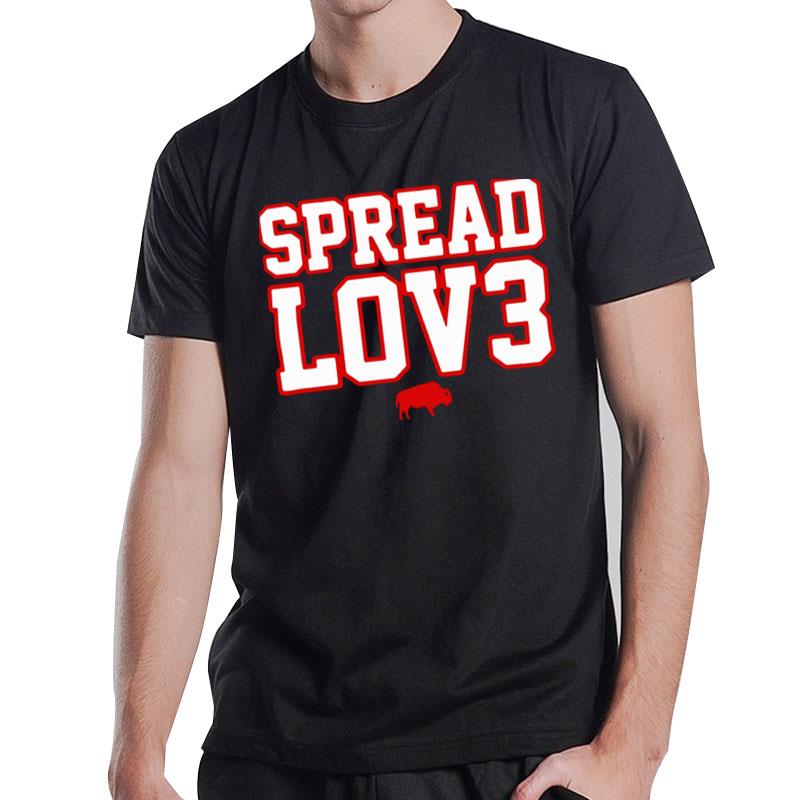 Spread Love Buffalo Bills T-Shirt