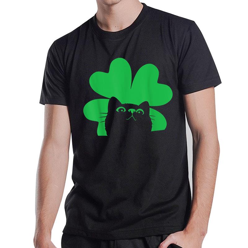 St Saint Patrick'S Day Cat Lover Men Women Kids T-Shirt