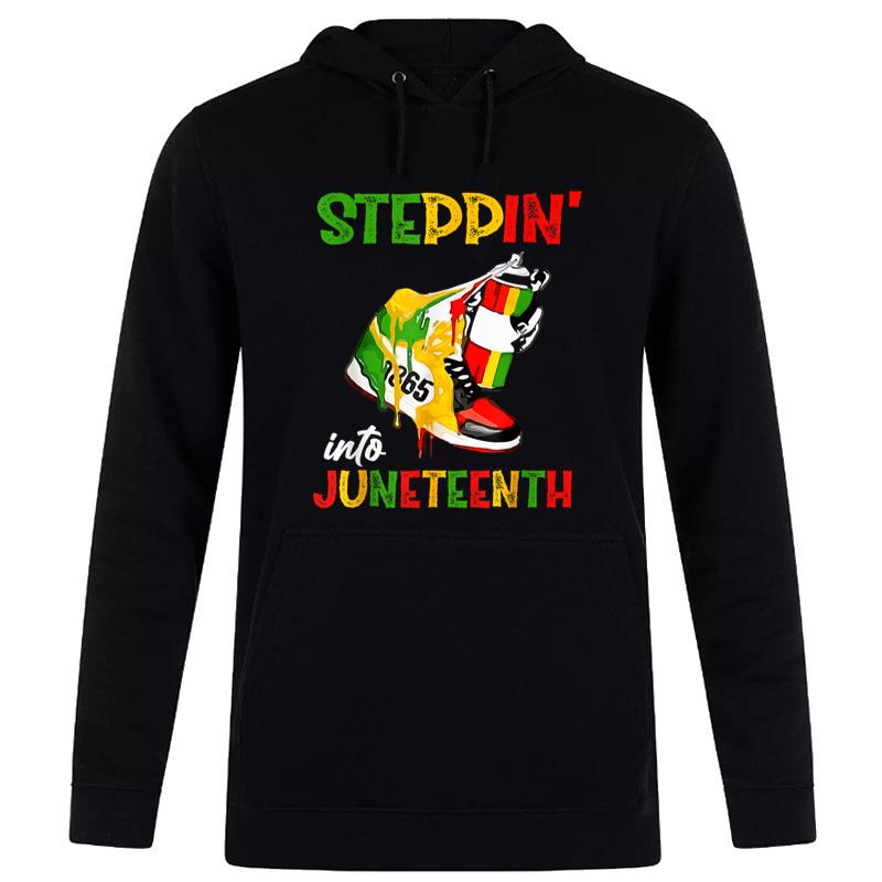 Stepping Into Juneteenth 1865 Pride Black African American Hoodie