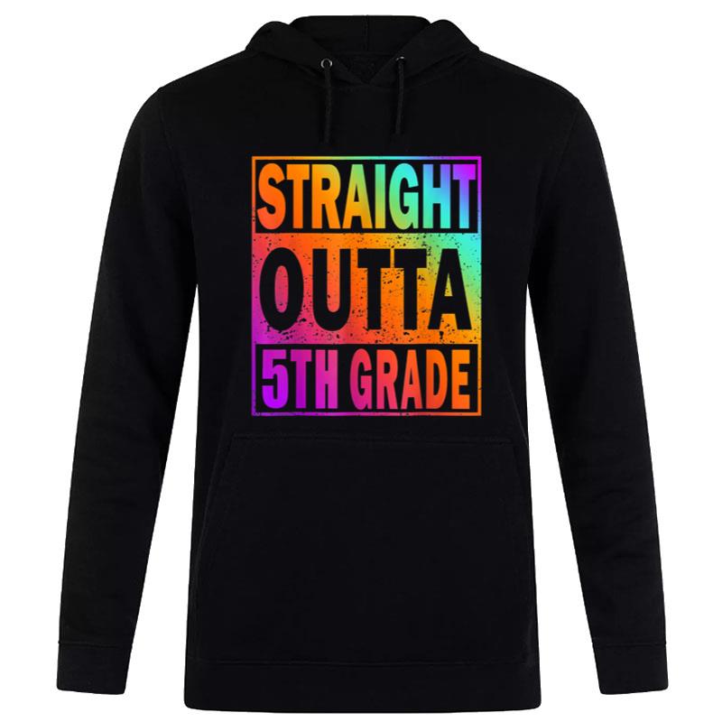 Straight Outta Fifth Grade  5th Grade Great Graduation Women T-Shirt