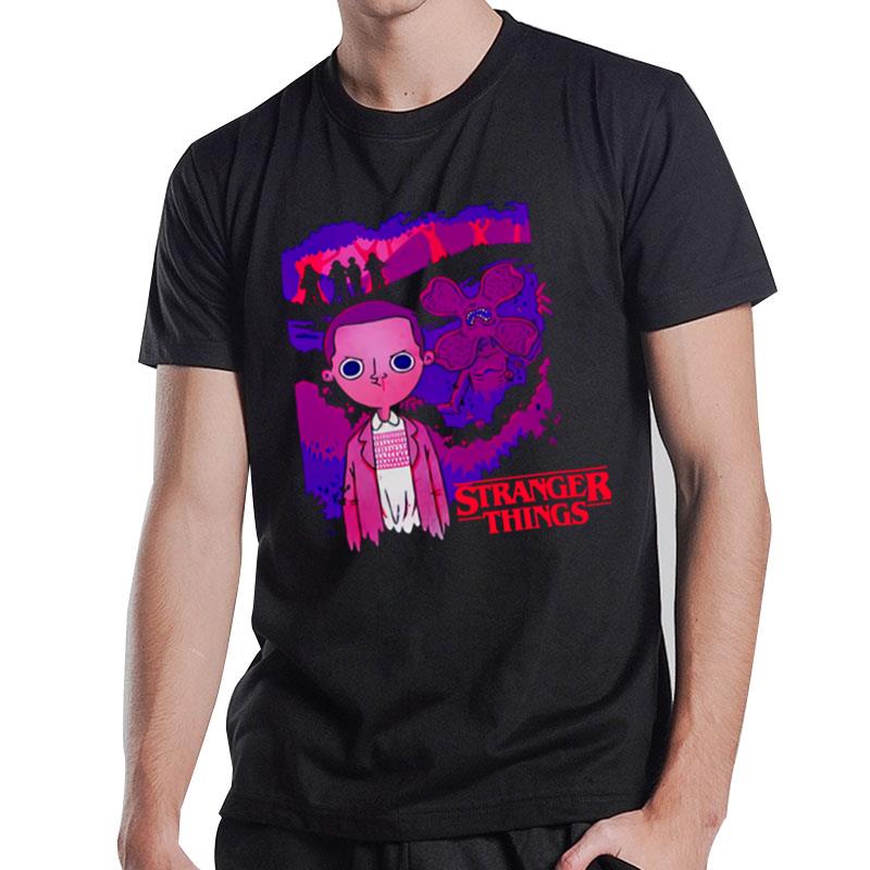 Stranger Things Purple Eleven T-Shirt