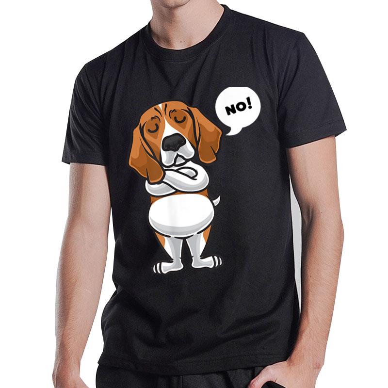 Stubborn Beagle Dog Owner funny T-Shirt