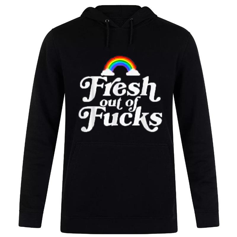 Swear Word Inappropriate Funny Adult Fresh Out Of Fucks Women T-Shirt