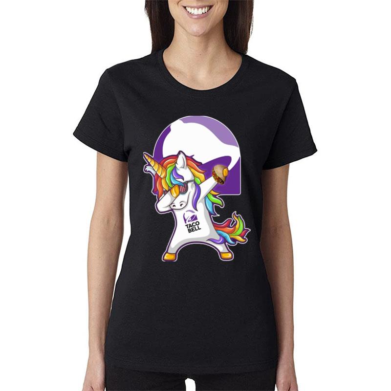 Taco Bell Unicorn Dabbing Women T-Shirt