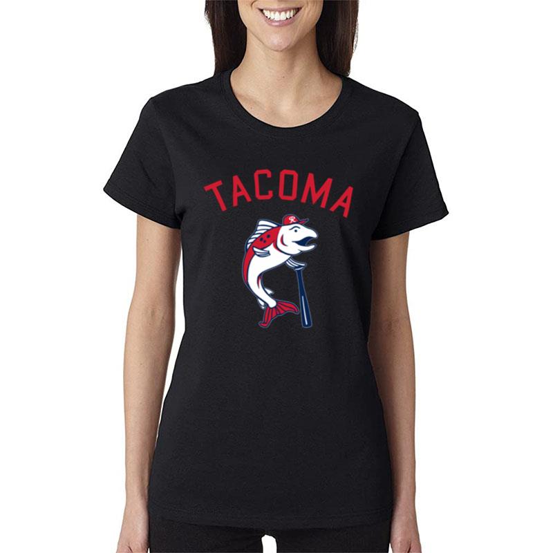 Tacoma Rainiers Cream Tacoma Salmon Women T-Shirt