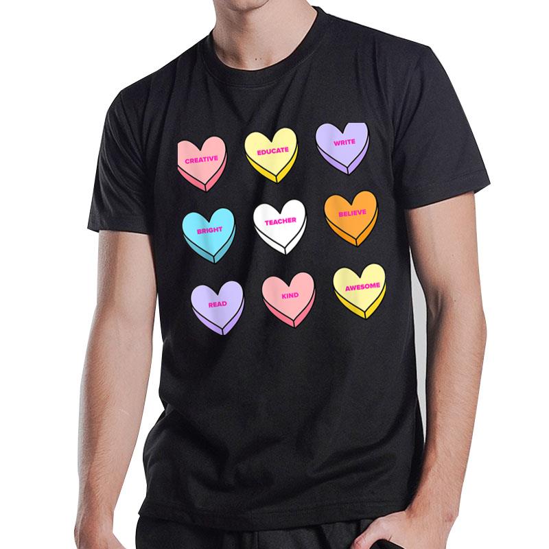 Teacher Hearts Valentine'S T-Shirt