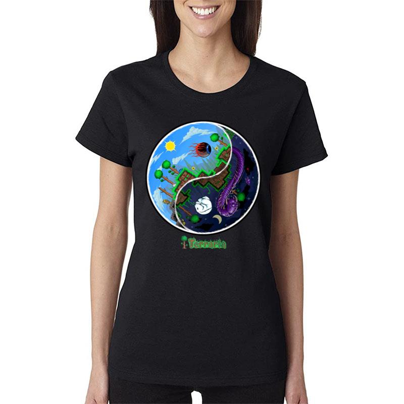 Terraria Night And Day Women T-Shirt