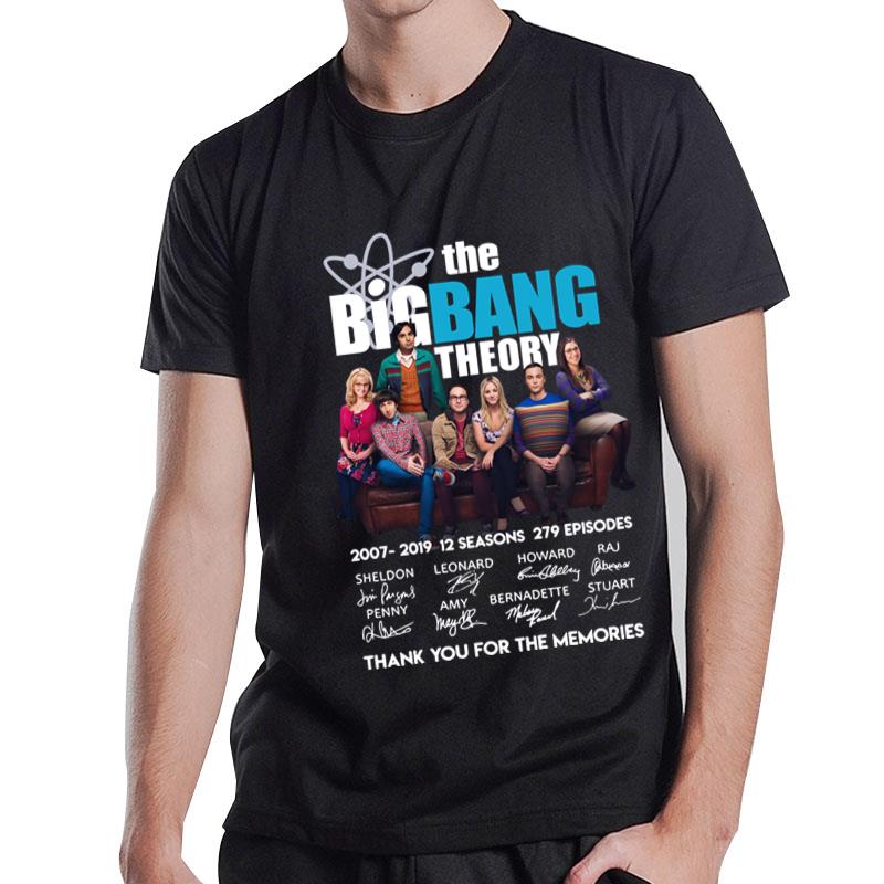 Thank 12 Seasons The Big Bang Theory T-Shirt