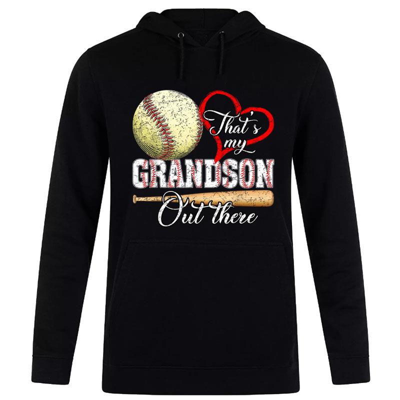 That's My Grandson Out There Baseball Grandma Mother's Day Women T-Shirt