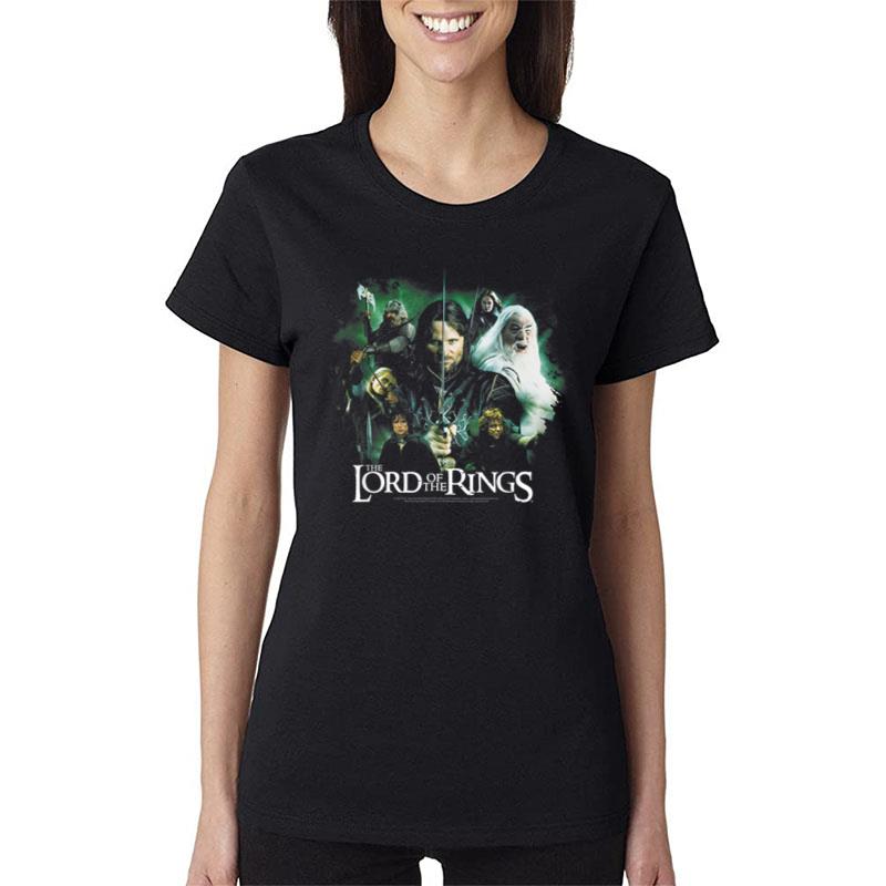 The Lord Of The Rings Group Poster Women T-Shirt