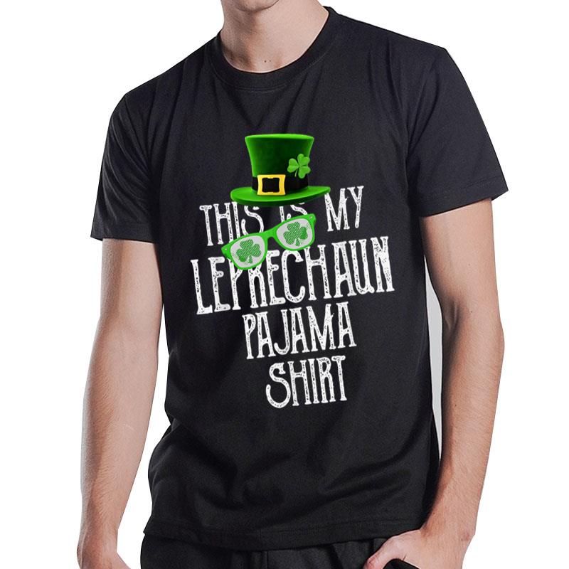 This Is My Leprechaun Pajama Shamrock Green Clover Boy Girl T-Shirt