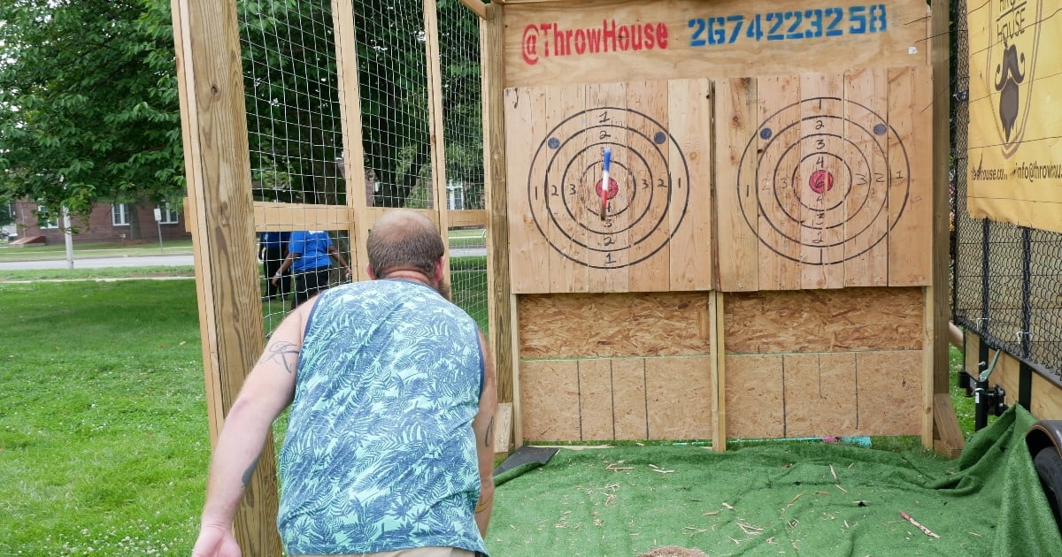 Throw some axes in the backyard