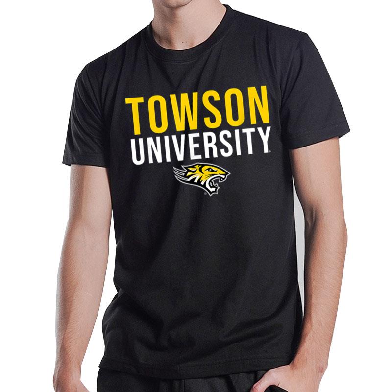 Towson University Tigers Stacked T-Shirt