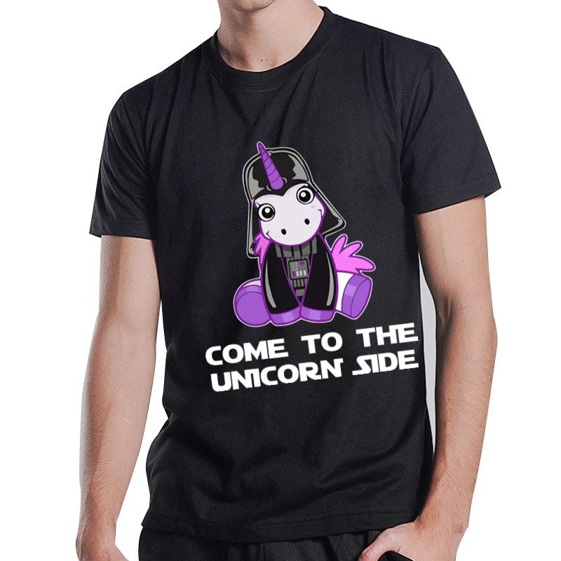 Unicorn Come To The Dark Side Star Wars T-Shirt