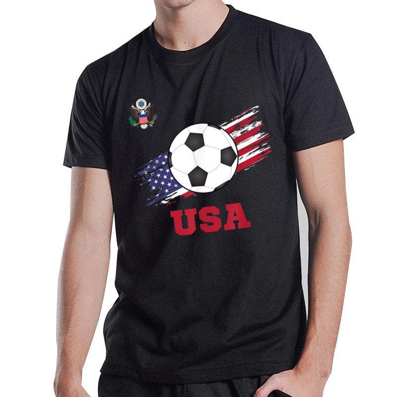 United States Soccer American Football Usa Futbol T-Shirt