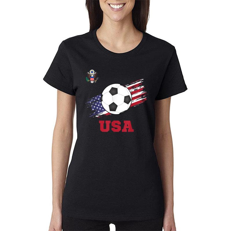 United States Soccer American Football Usa Futbol Women T-Shirt