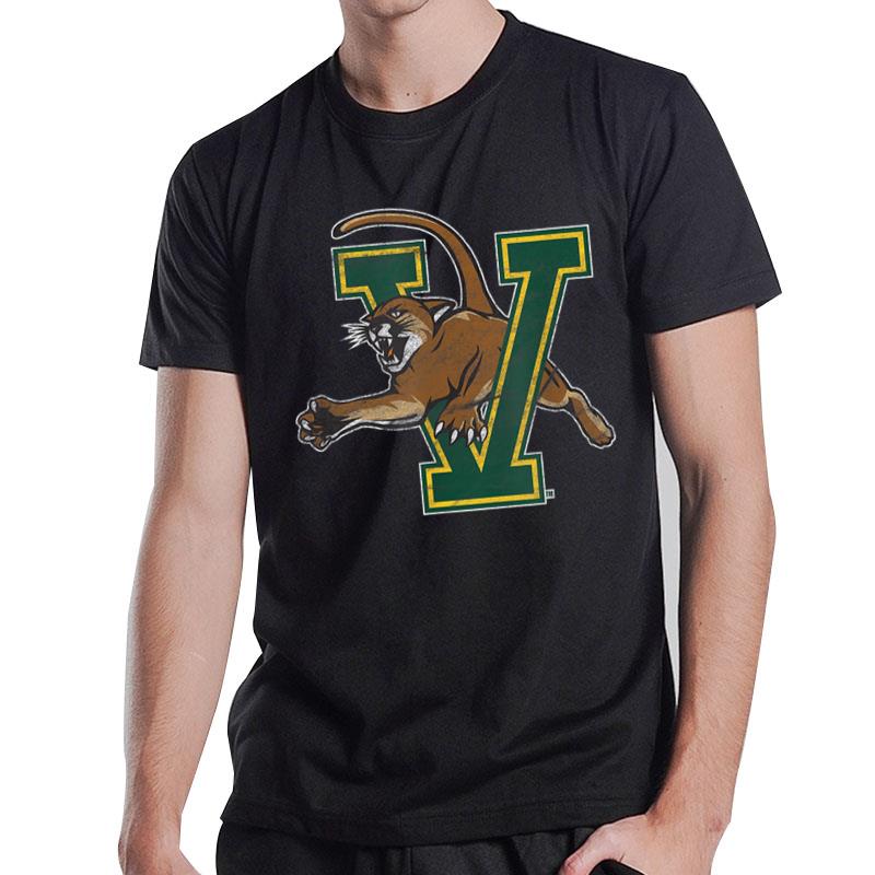 University of Vermont Catamounts Distressed Primary T-Shirt