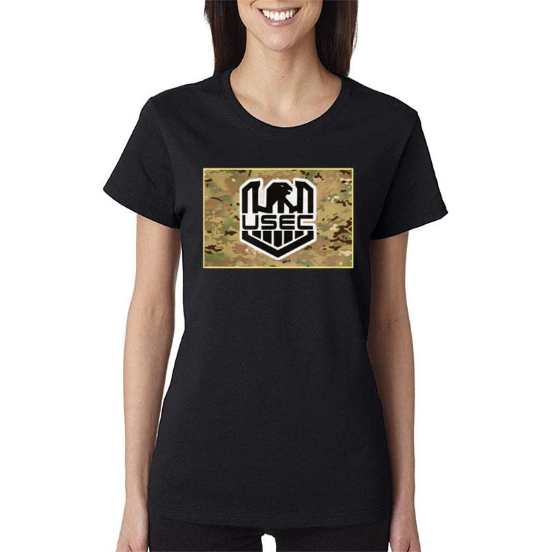 Usec Tarkov Camo Design Women T-Shirt