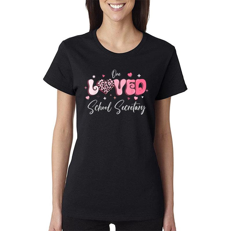 Valentines Day School Secretary Women T-Shirt