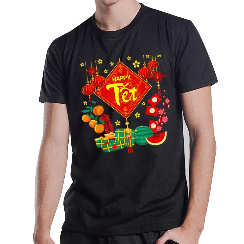 Vietnamese New Year Decorations Tet 2023 Chuc Mung Nam Moi T-Shirt