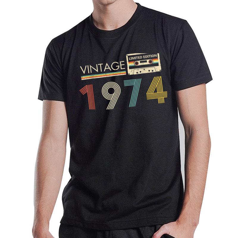 Vintage 1974 Limited Edition Cassette T-Shirt