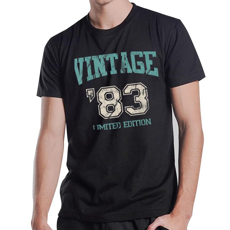 Vintage 1983 Limited Edition 40Th Birthday T-Shirt