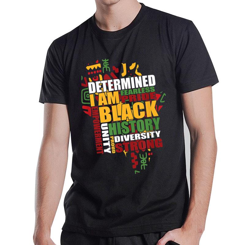 Vintage Black History Funny African Flag Retro T-Shirt