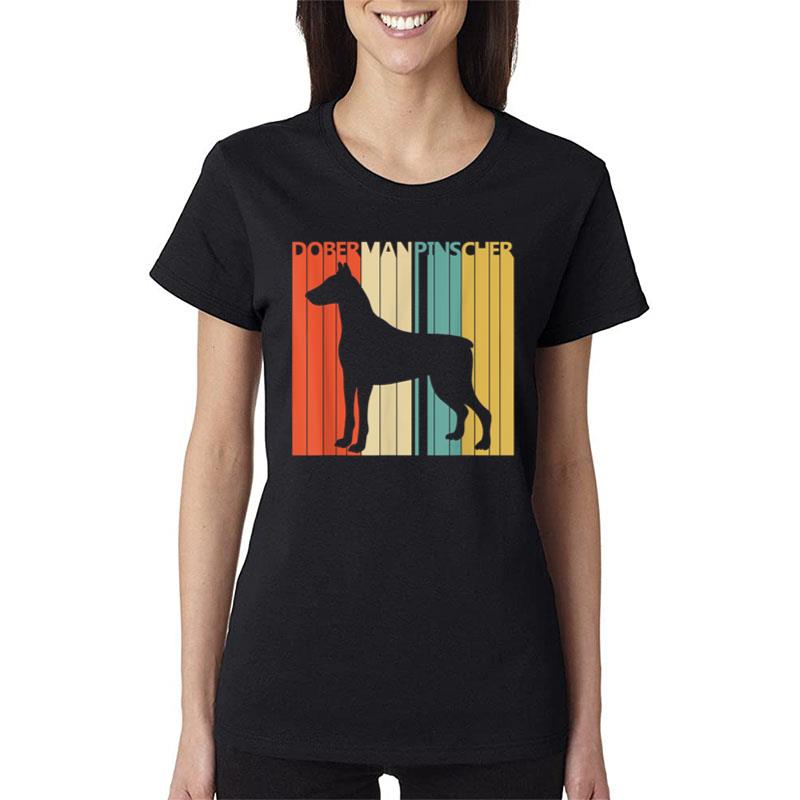 Vintage Doberman Pinscher Women T-Shirt