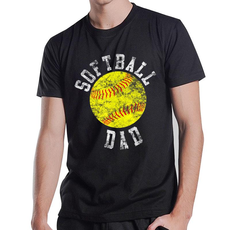 Vintage Softball Dad T-Shirt