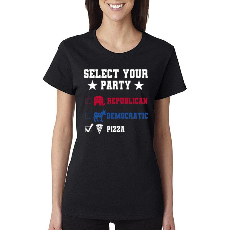 Vote Pizza Party Women T-Shirt