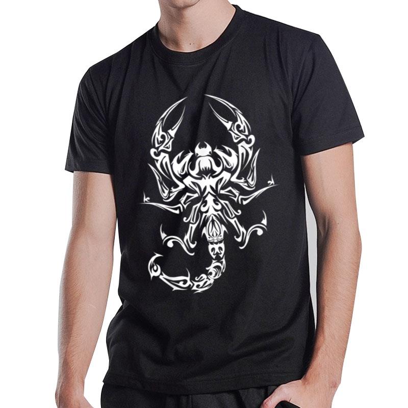 White Scorpion Animal Lover Scorpio Zodiac Arachnid T-Shirt