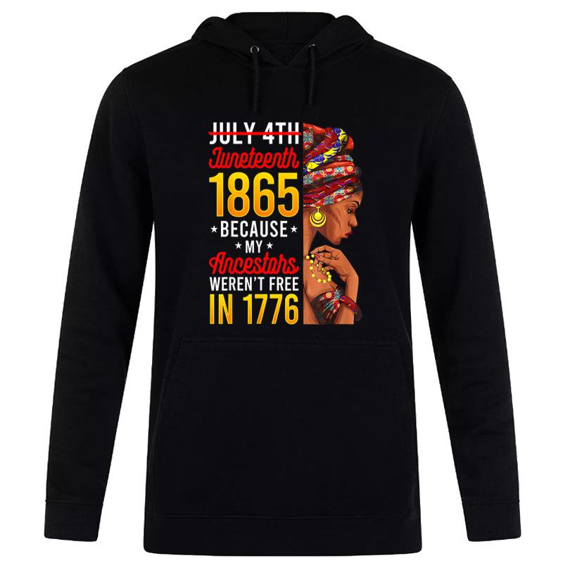 Women Juneteenth - Celebrating Black Freedom 1865 African Hoodie