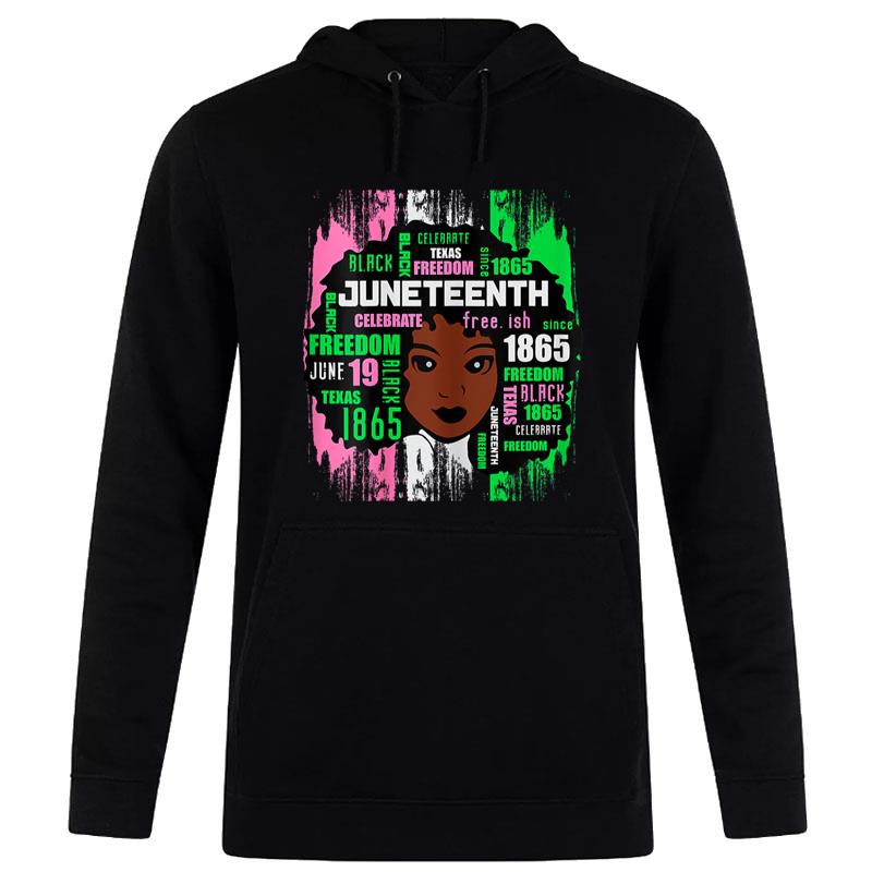 Womens Juneteenth Girl Cute Aka Juneteenth Tee Hoodie