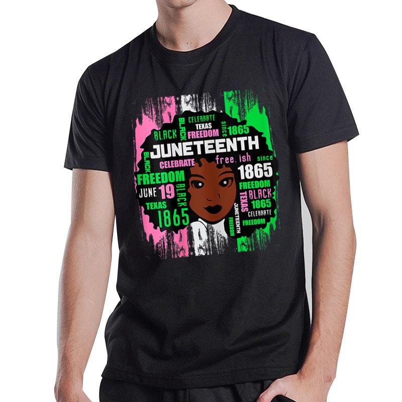 Womens Juneteenth Girl Cute Aka Juneteenth Tee T-Shirt