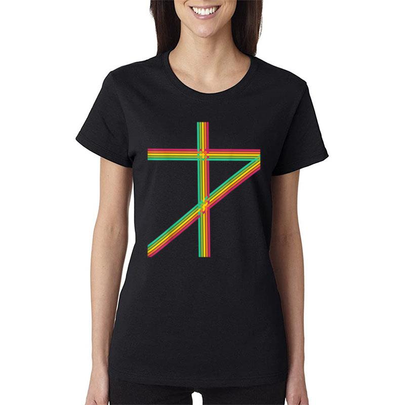 Woven Rainbow Women T-Shirt