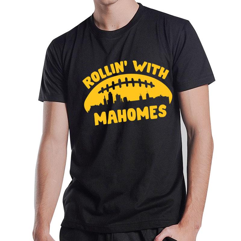 Xtreme Apparrel Rollin With Mahomes Kansas City Skyline T-Shirt