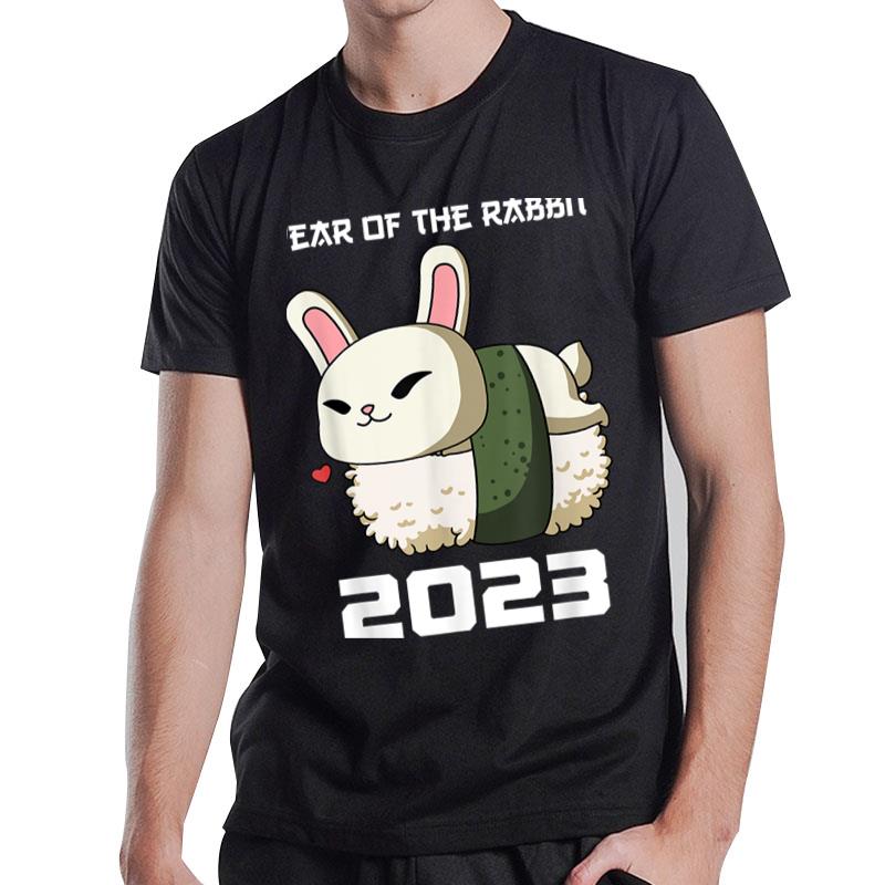 Year Of The Rabbit 2023 Sushi Chinese Zodiac Lunar New Year T-Shirt