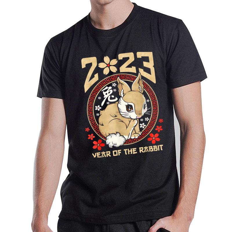 Year Of The Rabbit Chinese 2023 New Year Zodiac Lunar Bunny T-Shirt