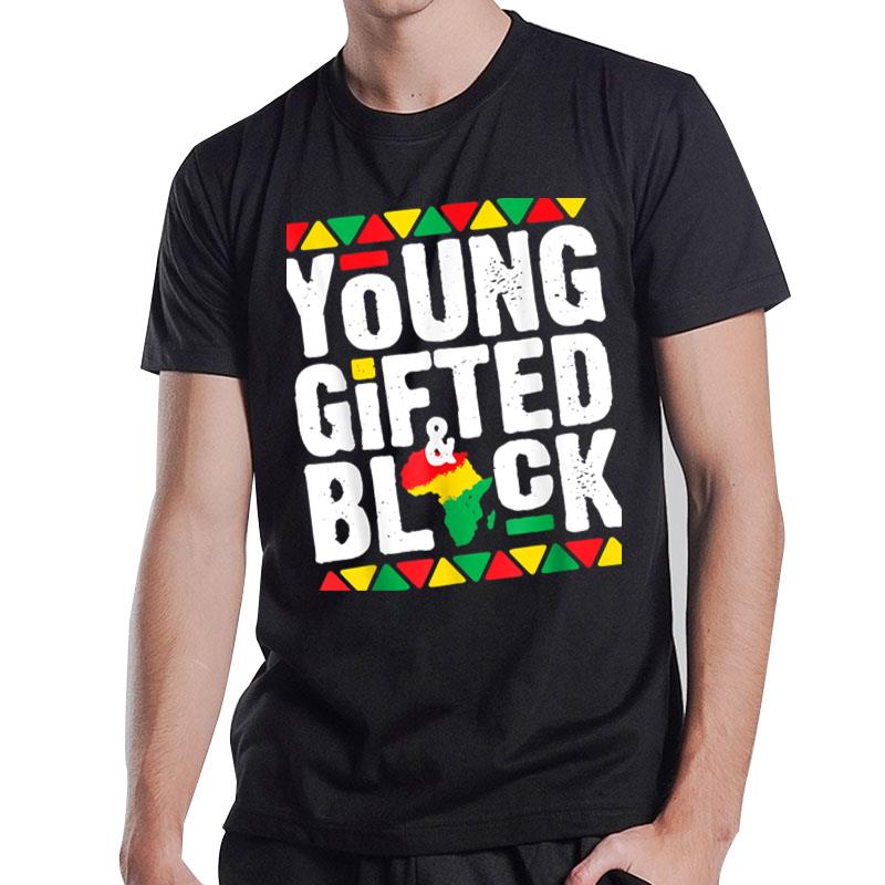 Young Black Dashiki African Pride History Month Magic T-Shirt