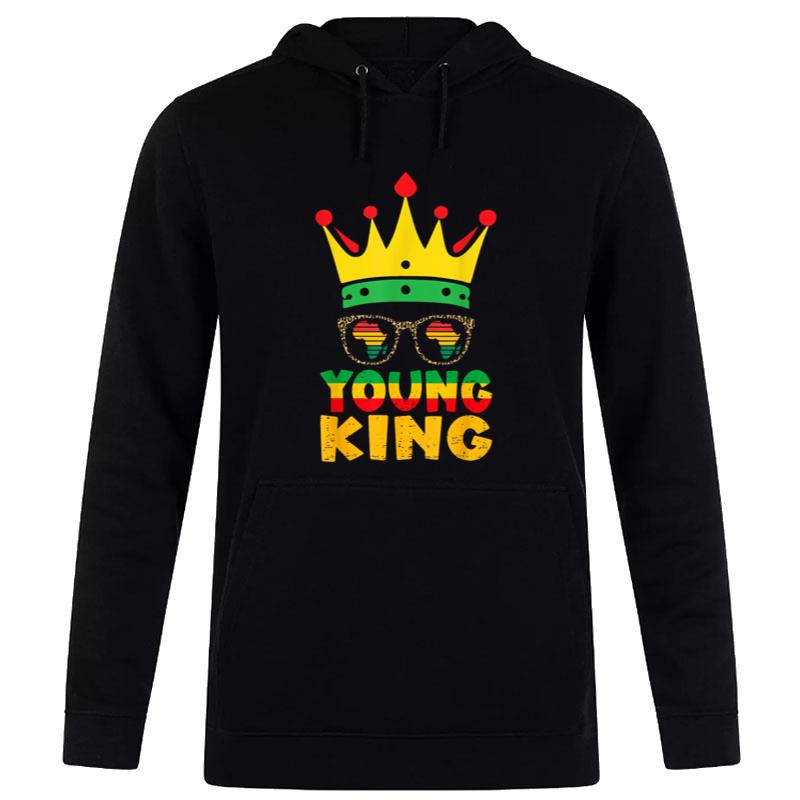 Young King Crown African American 1865 Juneteenth Hoodie