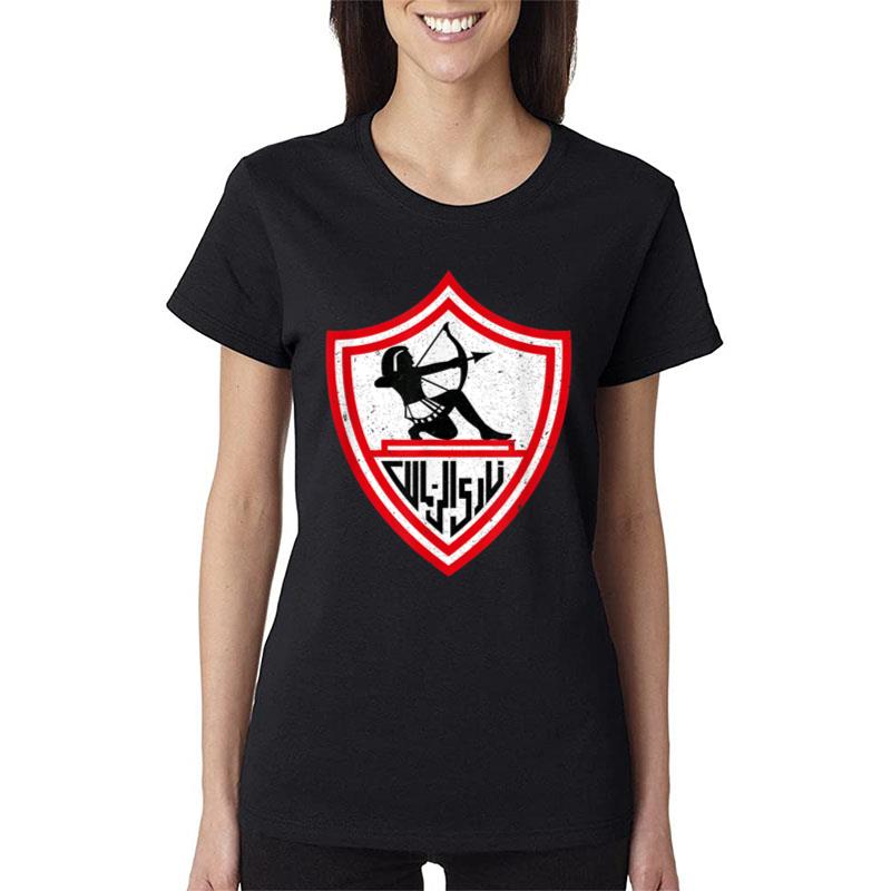 Zamalek Club Supporter Fan Egypt Egyptian Women T-Shirt